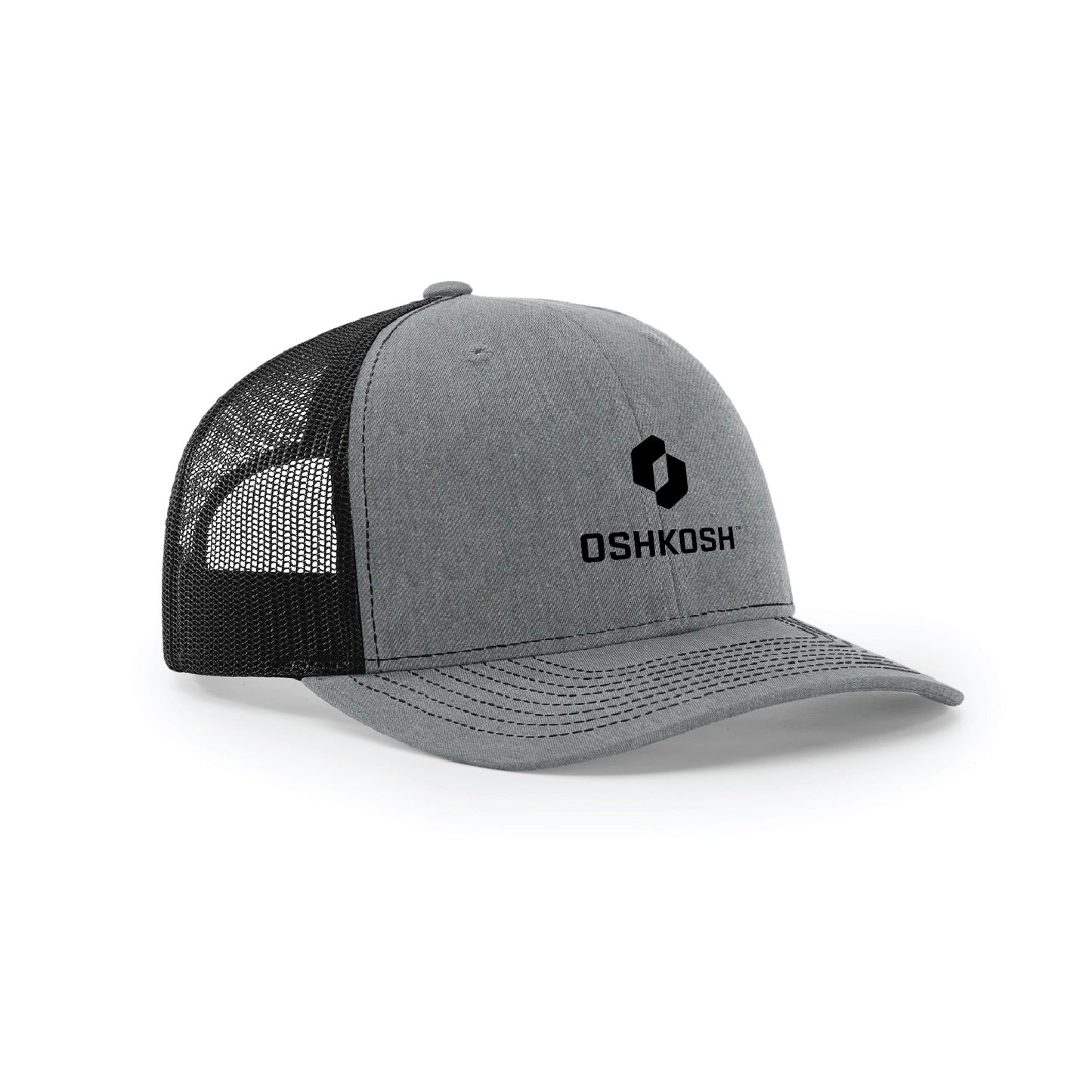 Richardson Classic Trucker Cap - Heather Grey / Black