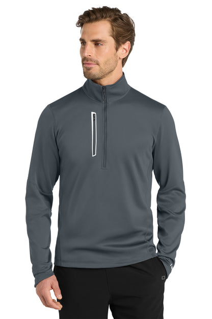 Men's OGIO Fulcrum 1/4 Zip - Gear Grey