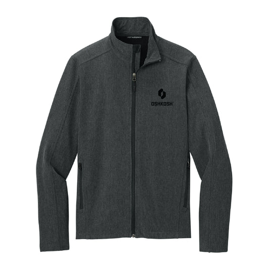 Men's Core Soft Shell Jacket - Black Charcoal Heather