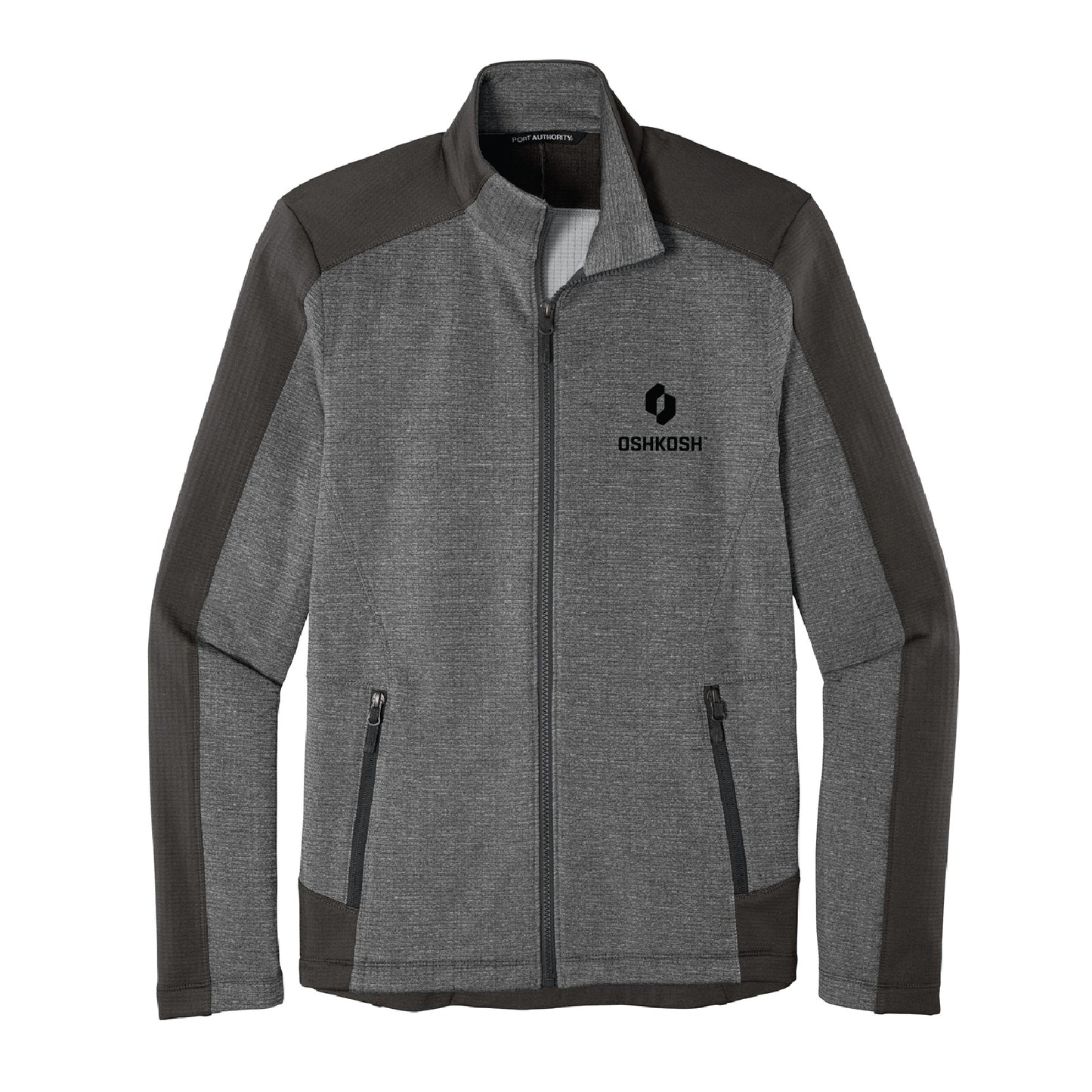 Men's Grid Fleece Jacket - Grey Smoke Heather