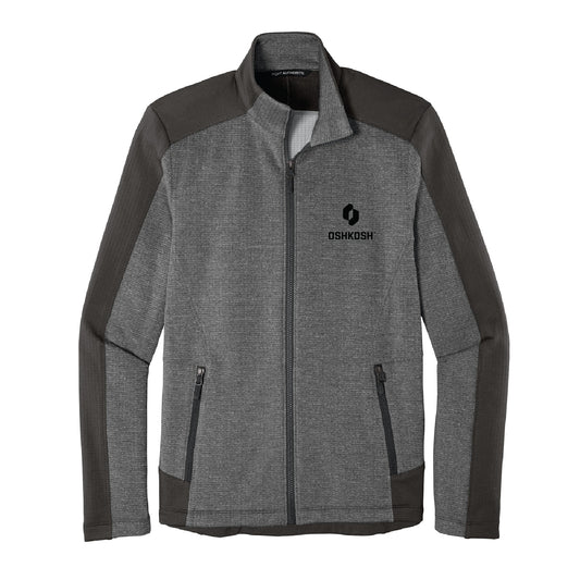 Men's Grid Fleece Jacket - Grey Smoke Heather