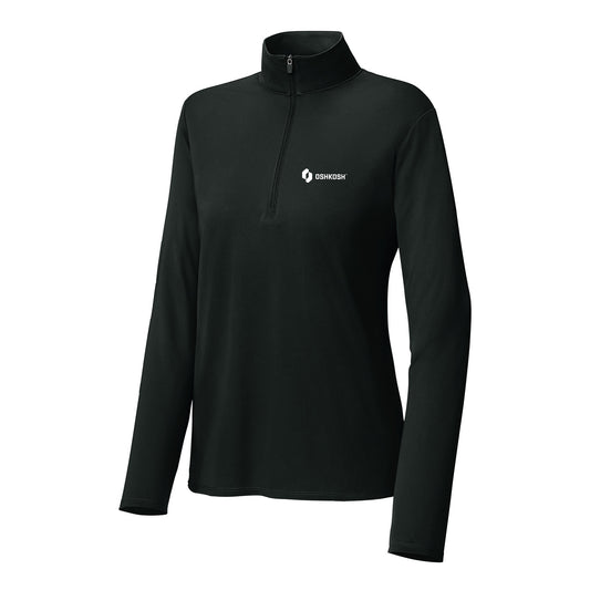 Women's Micropique Sport-Wick 1/4-Zip - Black