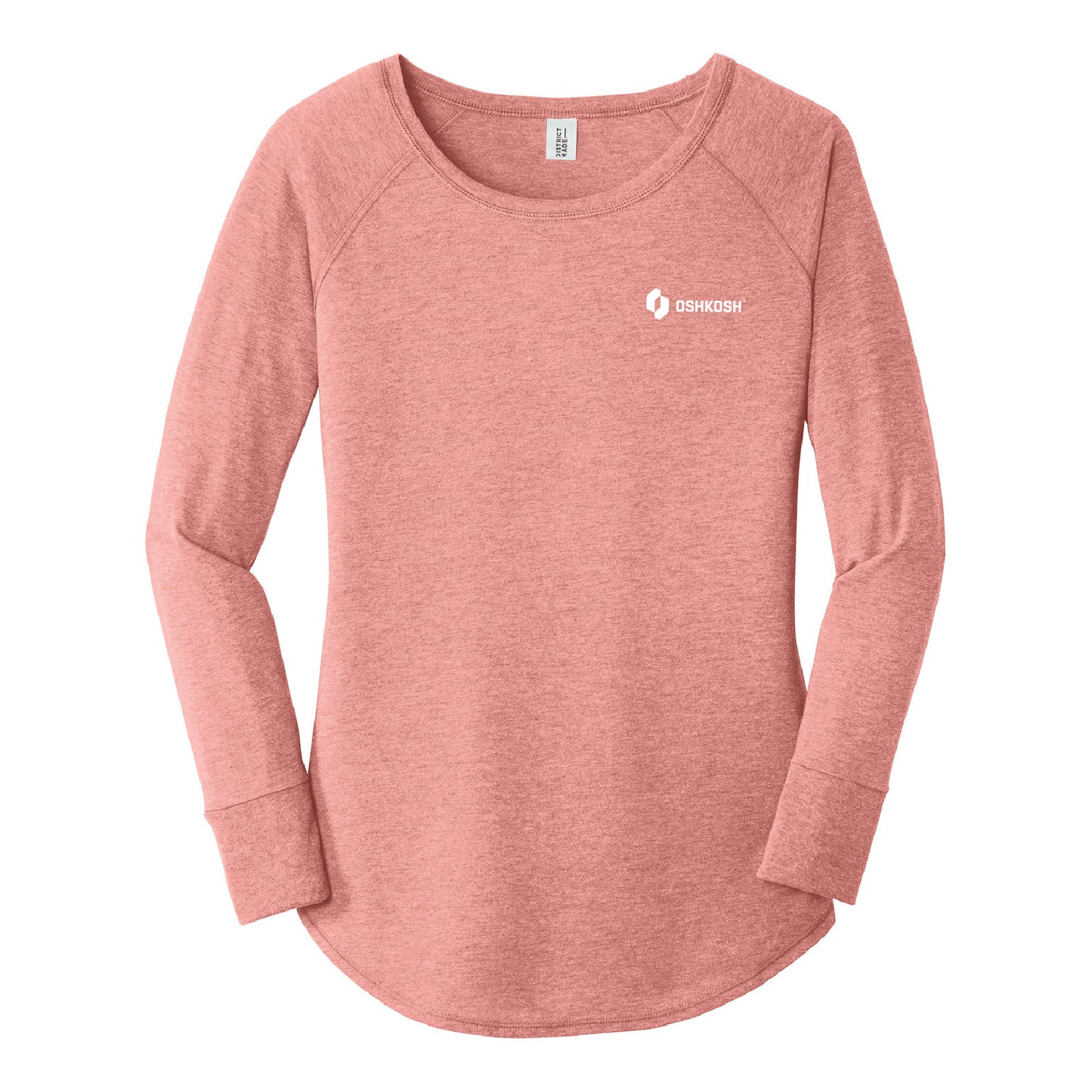 Women's Soft L/S Tunic Tee - Blush Frost