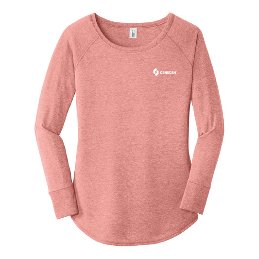 Women's Soft L/S Tunic Tee - Blush Frost