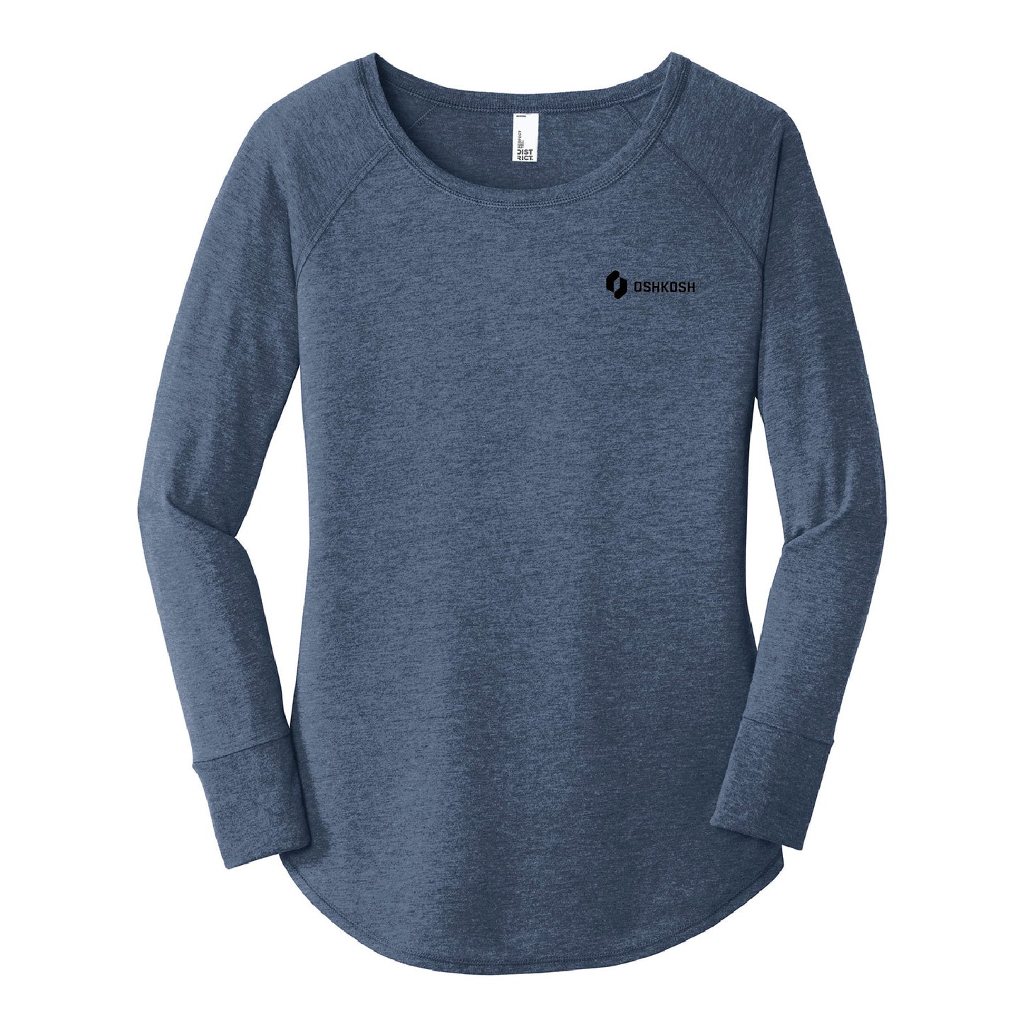 Women's Soft L/S Tunic Tee - Navy Frost