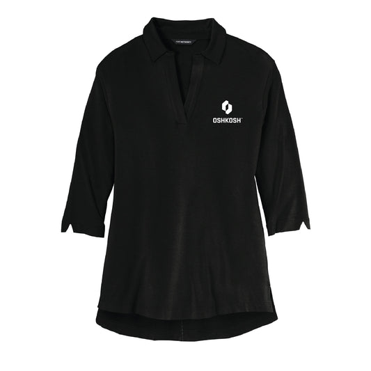 Women's Luxe Knit Tunic - Deep Black