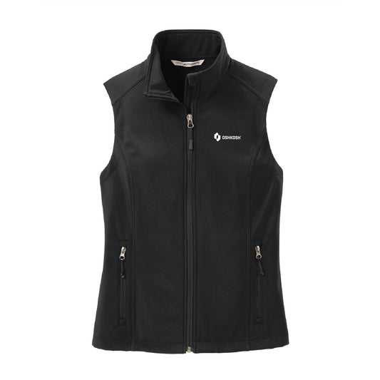 Women's Soft Shell Vest - Black