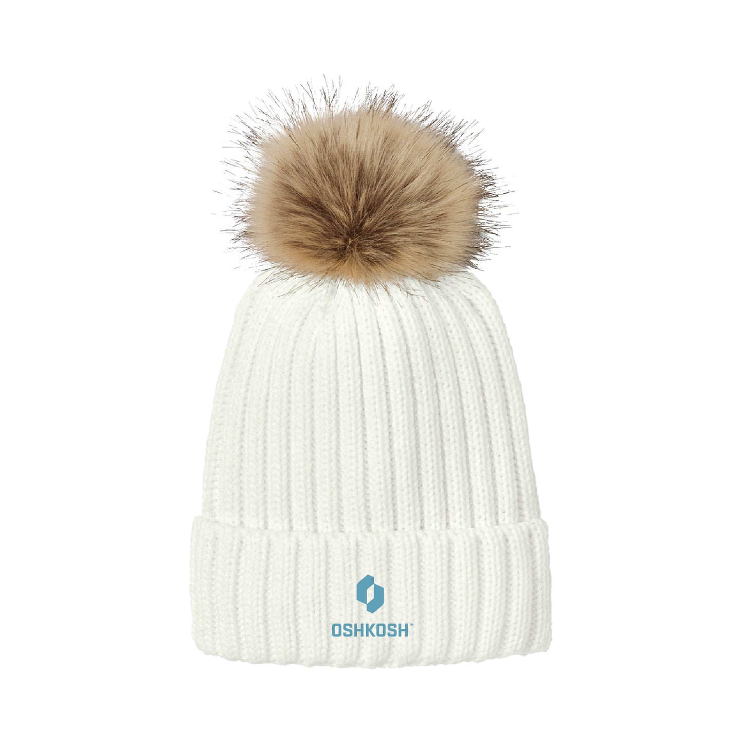 Fur Pom Beanie - Marshmallow