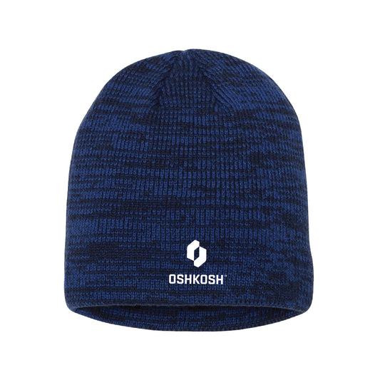 Marled Skull Beanie - Royal / Navy
