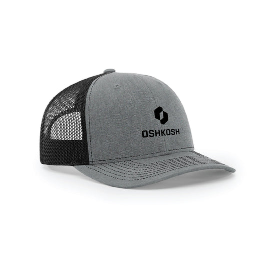 Richardson Classic Trucker Cap - Heather Grey / Black